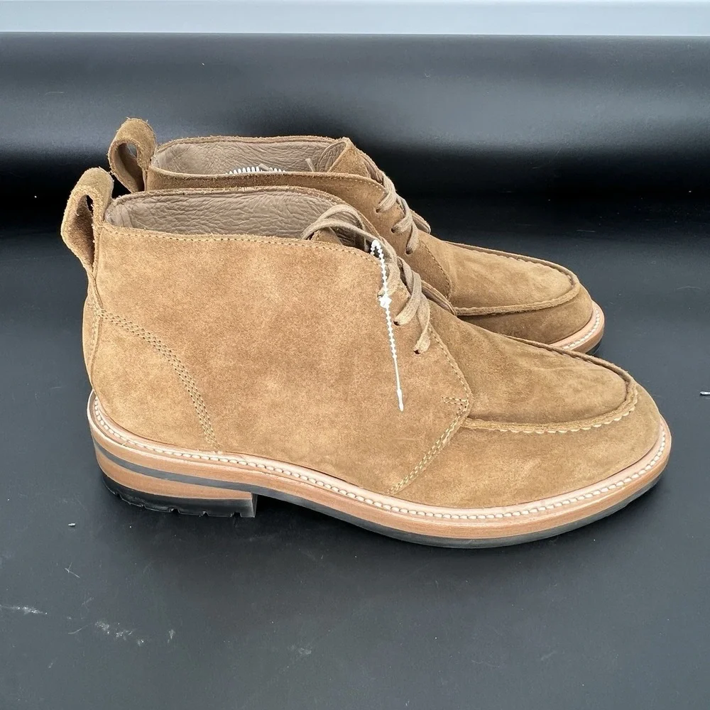 Taylor Stitch The Forester Mushroom Brown Suede Chukka Mens Size 9.5 New w/o box